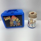 Rare 1991 Vintage James Bond Jr Plastic Lunch Box   Thermos