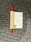 Mountain Woods Wood Plain Rolling Pin Red Handles 9 In X 2 In