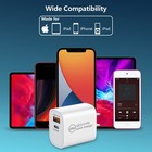Pd 20w Usb-c Dual Port Adapter Wall Charger For Iphone 11 12 15 14 8 Samsung Lot