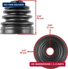 Caltric 2 Rear Axle Inner And Outer Cv Boot Kits Compatible With Polaris   
