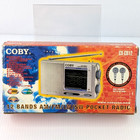 Coby Cx-cb12 12 Band World Receiver Am Fm Lw Shortwave Radio Tested Works Vtg