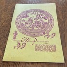 1930   s Or 1940   s Menu Merchandise Mart Chicago Blue Willow Pattern China Legend