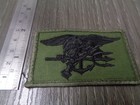 Us Navy Seal Team Trident Tactical Woodland Green  Bdu Patch   Used