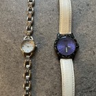 Pair Of Vintage Fossil Womens Watches Both Watches Run Great Bin H