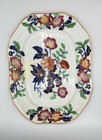 6 Pieces Antique Job Ridgway C1814 Strong Flowers  993 Ironstone Staffordshire