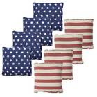 All Weather Resistant Duckcloth Cornhole Bags - Set Of 8 Corn Hole Bean Bags