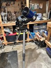 Meade 2080 8  F 10 Schmidt Cassegrain Telescope Forks Stand Lenses Drive  read 