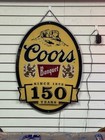 Coors Banquet Beer Led Bar Sign Man Cave Garage Decor 150 Years New Light