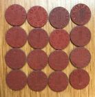Red Opa Wwii Ration Token  world War Two Ii Office Price Administration Tokens 