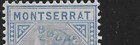 Montserrat   Sc8       Sg10a    top Left Triangle Detached   Mint Lightly Hinged