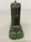 Vintage Butting Buffalo Mechanical Cast Iron Bank
