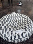 Kith Inflatable Snow Tube W  Handles  Black White Logo Pattern