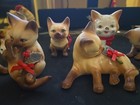 Vintage Lenox Enesco Siamese Christmas Cat Figurines Ornaments Collection