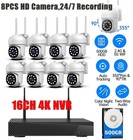 Camcamp Wifi Ptz Cameras Wireless Cctv Security Camera System 16ch 4k Nvr Audio