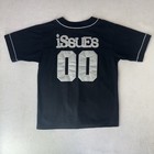Vintage Korn Issues 00 Giant Black Button-up Baseball Jersey Shirt Rare Large