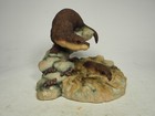 Vintage Boxed Teviotdale Otters Swimming Ornament Edlmann 1984 Hawick Scotland