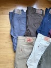 Lot Of 7 Vintage 2000s Levi   s 501 Button Denim Jeans 42x32