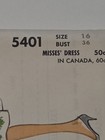 Mccall s 5401 Dress Sewing Pattern Ladies 16 Vtg 1960 s Uc Full Circle Flare