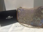Nwt Coach Candy Crystal Swinger Bag 20 Chain Rainbow Signature Jacquard Bag Tote
