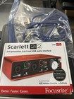 Focusrite Scarlett 2i2  2nd Gen  Usb Audio Interface Studio Recording