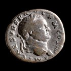 Vespasian Ar Denarius 72-73 Ad Rome Vesta Ancient Roman Silver Coin