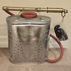 Galvanized Metal Fire Backpack Pump Wildfire Excellent Condition