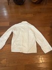 Chef Works White Long Sleeve Uniform Coat Size Small  Button-up Front