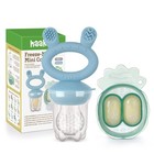 Baby Fruit Food Feeder   Mini Freezer Nibble Tray Combo  Bpa Free Silicone  4m 