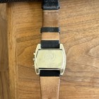 Diesel Star Men s Chronograph Date Quartz 45mm Tonneau Black Dial Leather