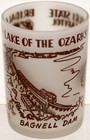 Vintage Glass Bridal Cave Lake Of The Ozarks Camdenton Mo Capitol Bldg Frosted