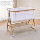 3 In 1 Baby Bassinet W  Height Adjustable For Infant 6-18 Month Boys Girls