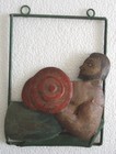 Antique Advertisement Trade Signs Body Builder Wall Decoration Hanging  
