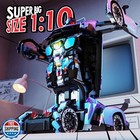 Holyton Transform Remote Control Car  Transform Robot Rc Cars 1 10 Scale toy 