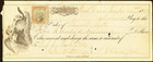 Tx  500 Fort Davis Texas November 21st  1873  panic Of  73  Merchant Draft
