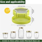 2 Set Seed Sprouter Kit For Wide Mouth Jars - Germination Tray With 316 Stainles