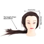 24in Salon Hairdressing Training Head Model Mannequin Cosmetology Practice
