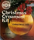 Holiday Inc Christmas Ornament Kit Beaded Sequin Rare 3d Tree Nos Vhtf Vintage