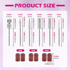 12pcs 2sets Nail Drill Bit Set  Nail Art Tools Set For Acrylic  Gel Nails  Manic