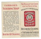 Fairbanks Scouring Soap Mechanical Trade Card
