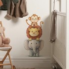 Cute Forest Animals Wall Stickers Nursery Decals For Kids Baby Room Bedroom Deco