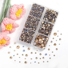 Hotfix Rhinestones  4000 Pcs Golden Rhinestones For Clothes Crafts