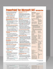 Powerpoint For Microsoft 365  office 365  Introduction Quick Reference Guide - W