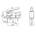 Us Stock 10pcs Laser Machine Micro Limit Sensor Switch 3 Pin Spdt Kw12 3a 250vac