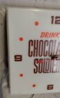 Vintage Advertising Chocolate Soldier Clock Soda