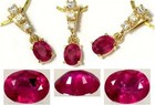 19thc Antique 1ct Ruby 14kt Gold Pendant  Ancient Celt Rome Magic Anti-evil Gem