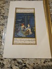 Antique Indo-persian Miniature Painting On A Manuscript Page 5 5  X 10 5  