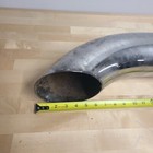 5    Diameter Curved Exhaust Stack 24    Long With 5  X 4  Reducer Coupling