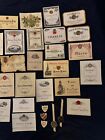 1900s Vintage French Wine Labels Oenology Burgundy Bordeaux France Wineries Rare