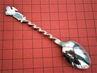 Sa717   Vintage Indian India Tea Picker Woman Figure Souvenir Collectors Spoon 
