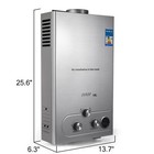 18l Propane Gas Tankless Hot Water Heater On Demand Instant Boiler W  Shower Kit